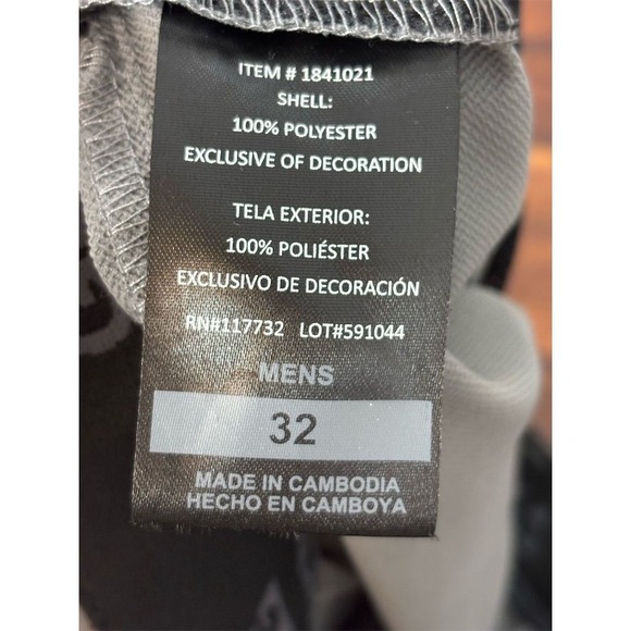 Gerry Men's Tech Chino Shorts Gray Size 32 Casual Summer Stretch - Picture 8 of 8